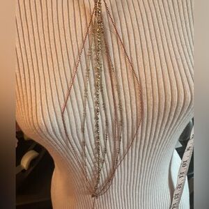 Cute multi chain choker! Different types of chains and colors